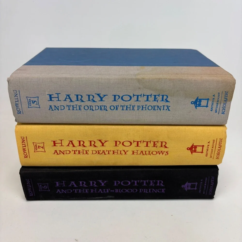 Scholastic Harry Potter Book Set 5-7 Hardcover Multicolor Good‎ First Editions